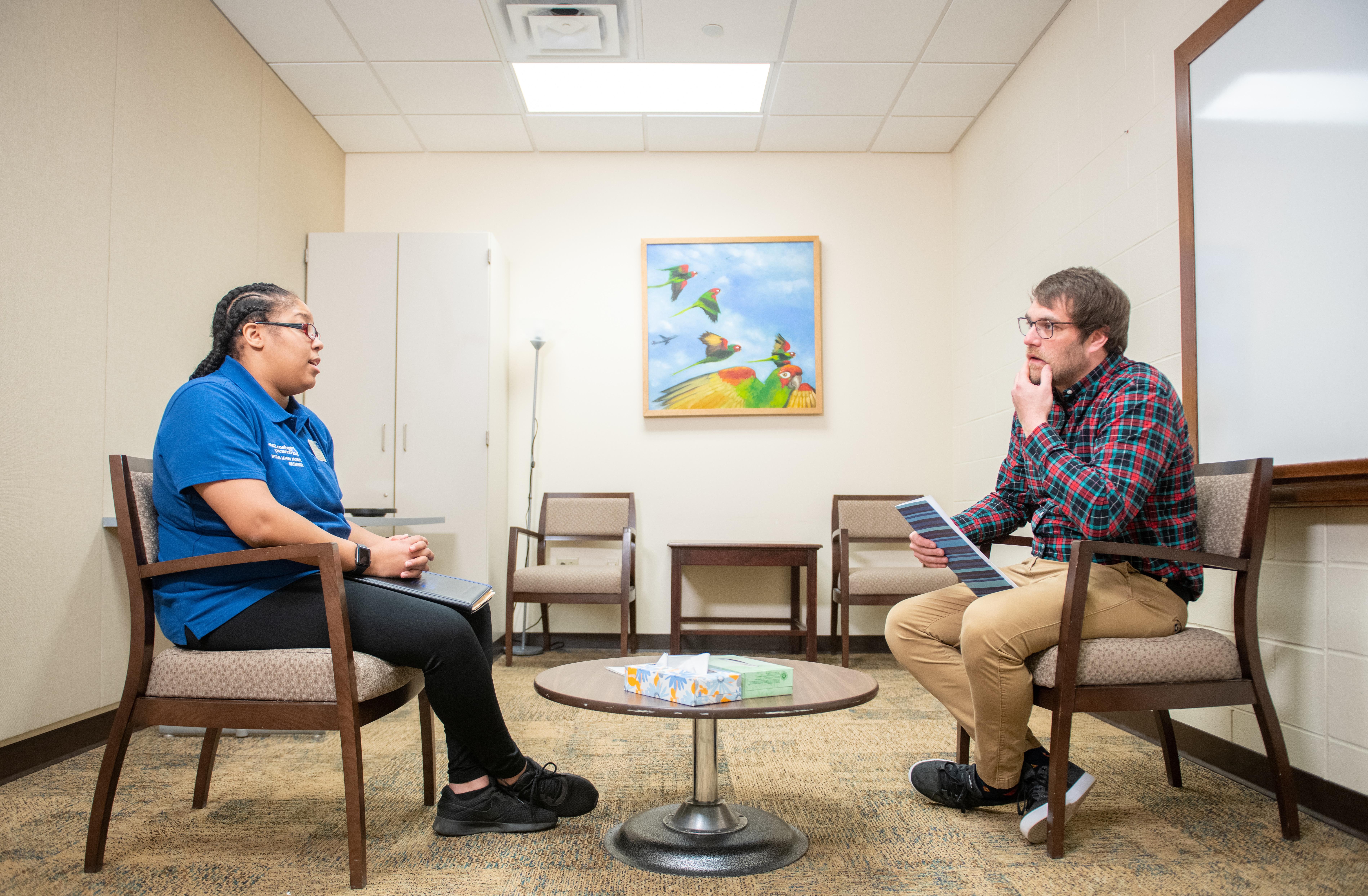 As a student in our Clinical Mental Health Counseling program, you may benefit from opportunities to work with clients in our on-campus Counseling Clinic.  